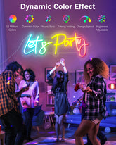 Lets Party Neon Sign